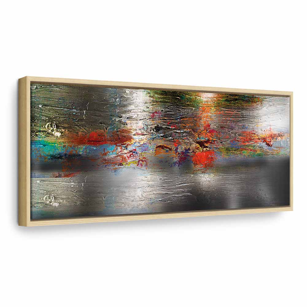 Abstract Coral Texture Multicolor Canvas Print