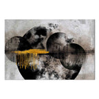 Noble Moon Abstract Texture Canvas Print