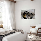 Noble Moon Abstract Texture Canvas Print