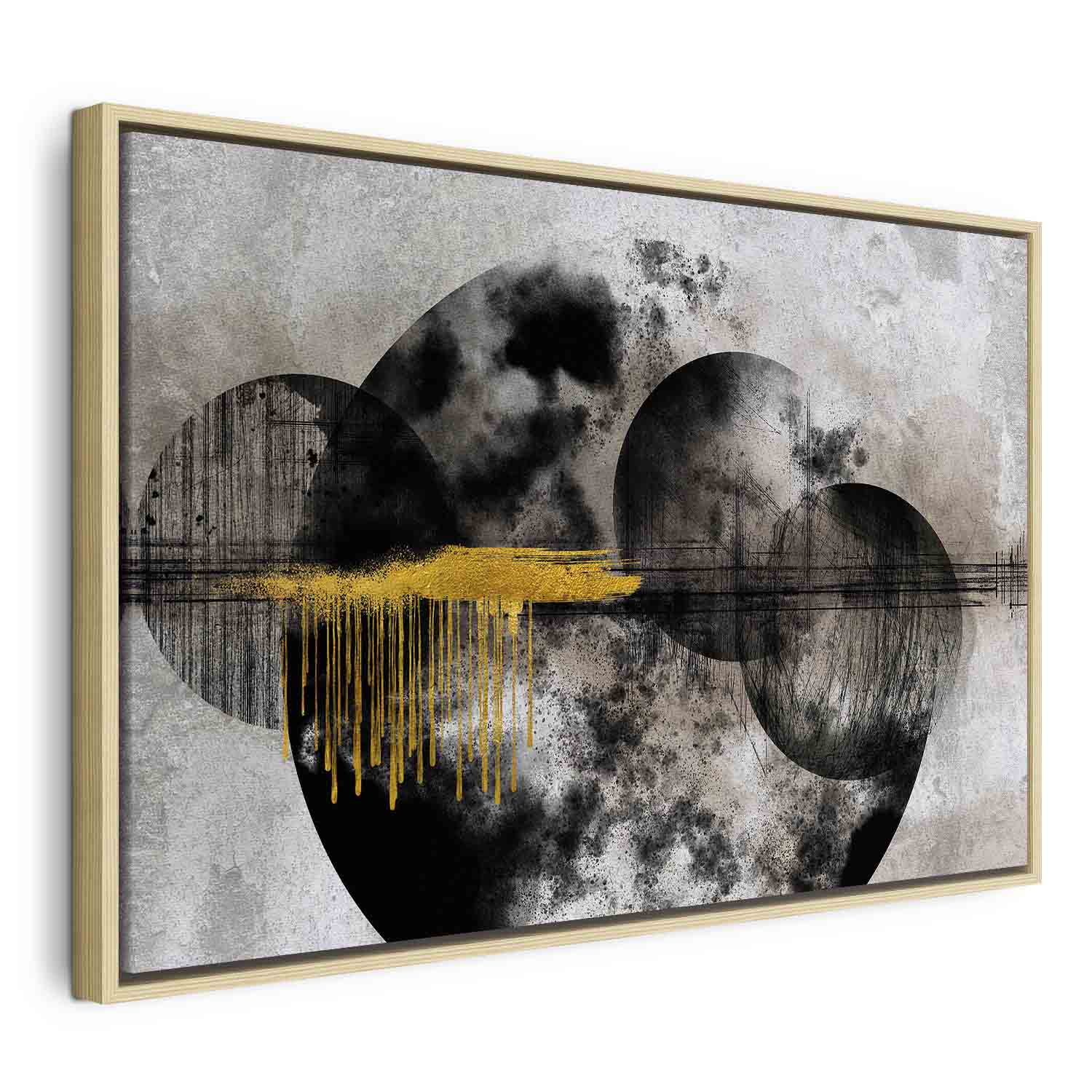 Noble Moon Abstract Texture Canvas Print
