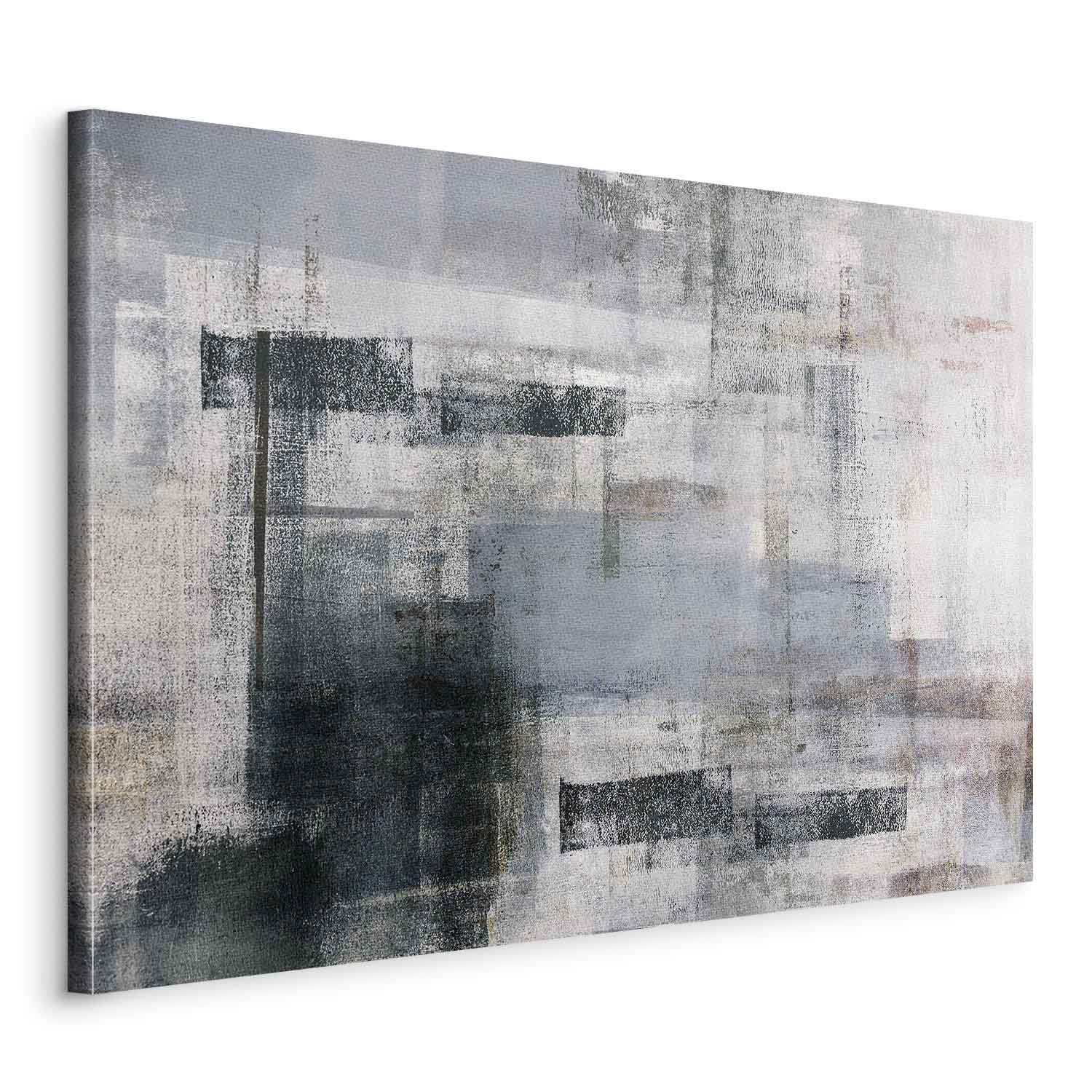 Spring Awakening Abstract Texture Wide Canvas Print