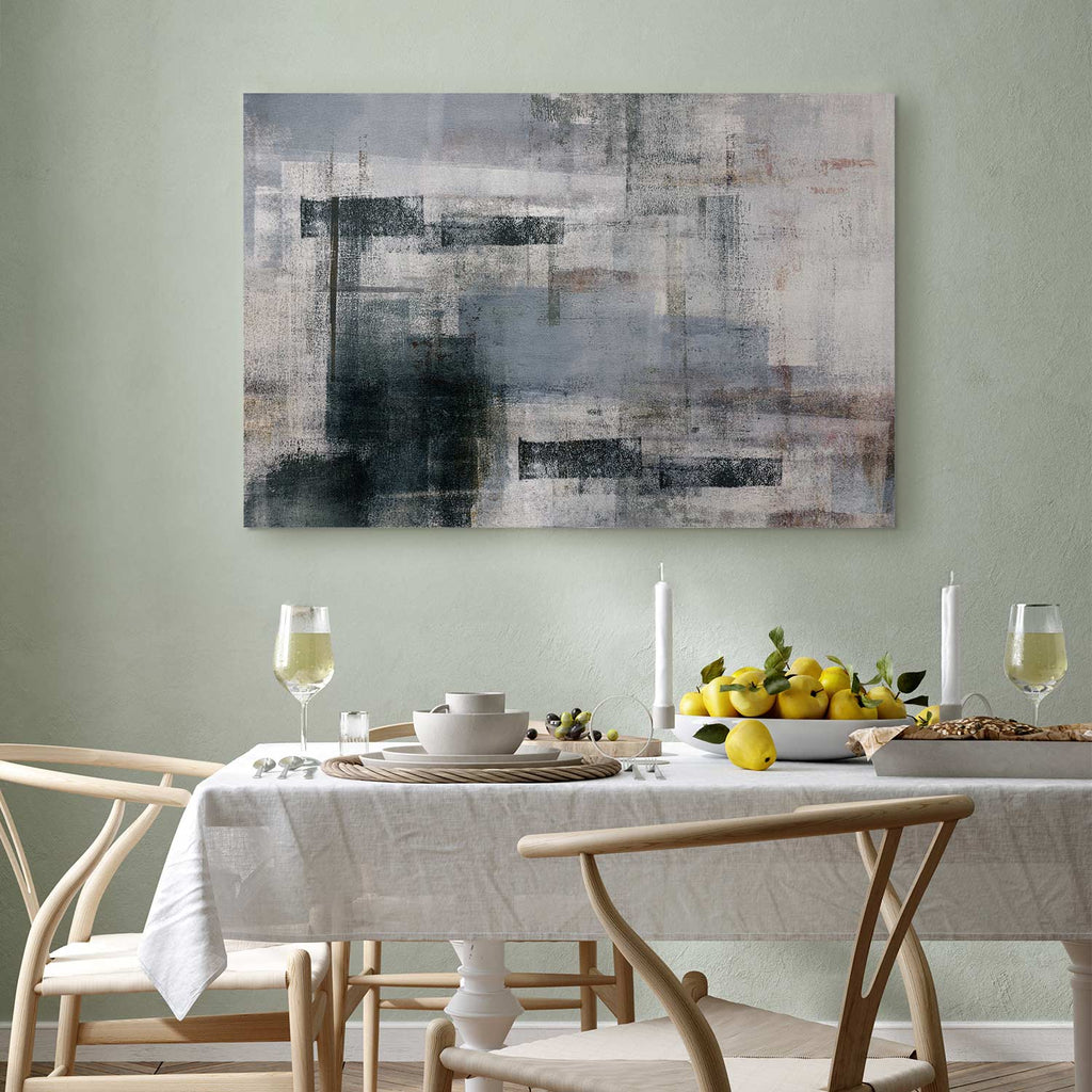 Spring Awakening Abstract Texture Wide Canvas Print