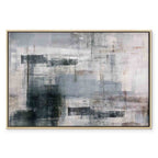 Spring Awakening Abstract Texture Wide Canvas Print