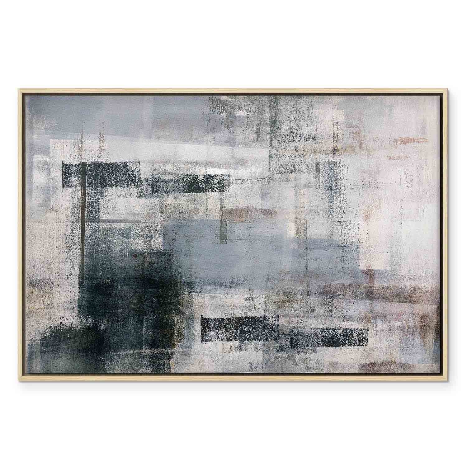 Spring Awakening Abstract Texture Wide Canvas Print