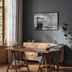 Spring Awakening Abstract Texture Wide Canvas Print