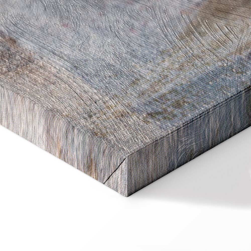 Spring Awakening Abstract Texture Wide Canvas Print