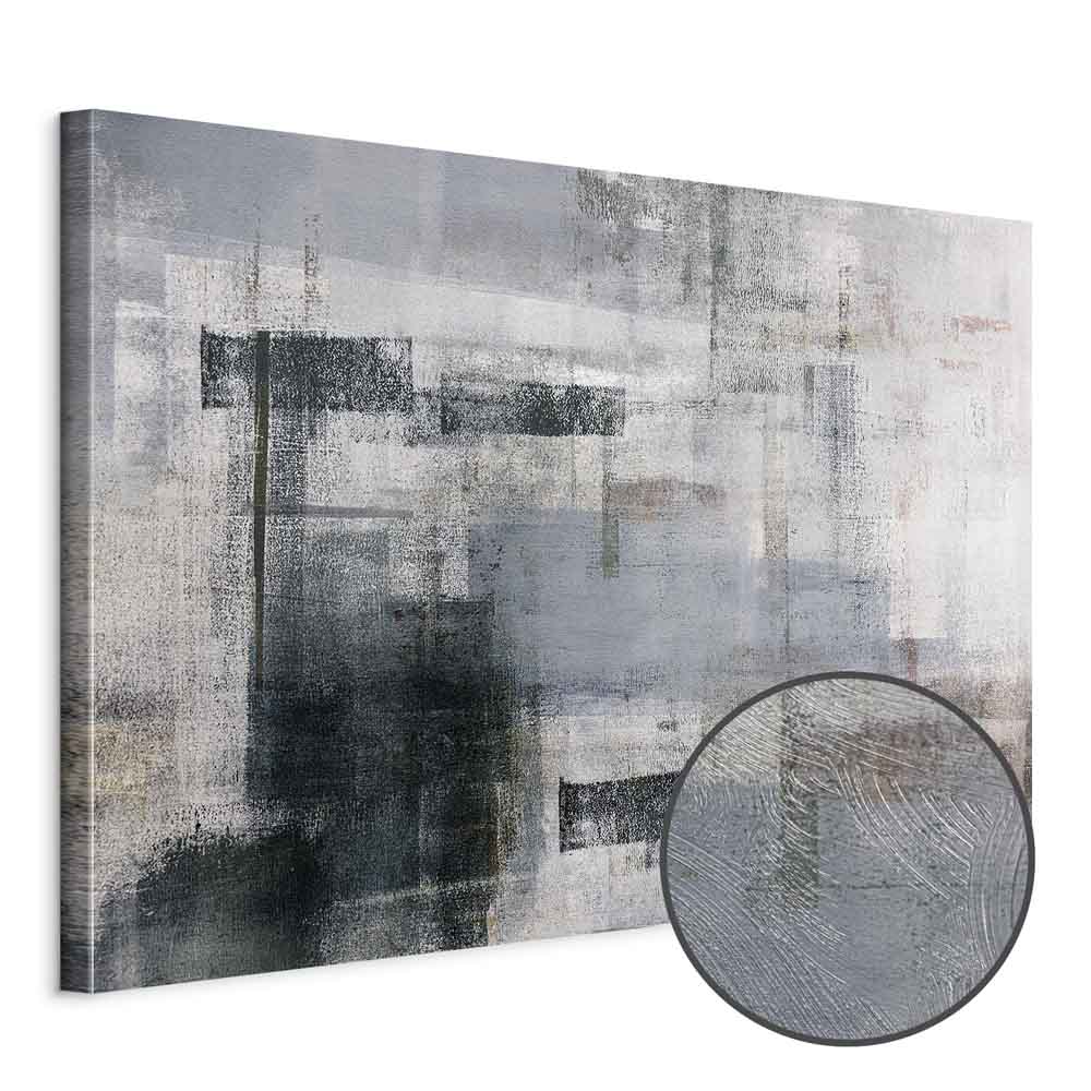 Spring Awakening Abstract Texture Wide Canvas Print