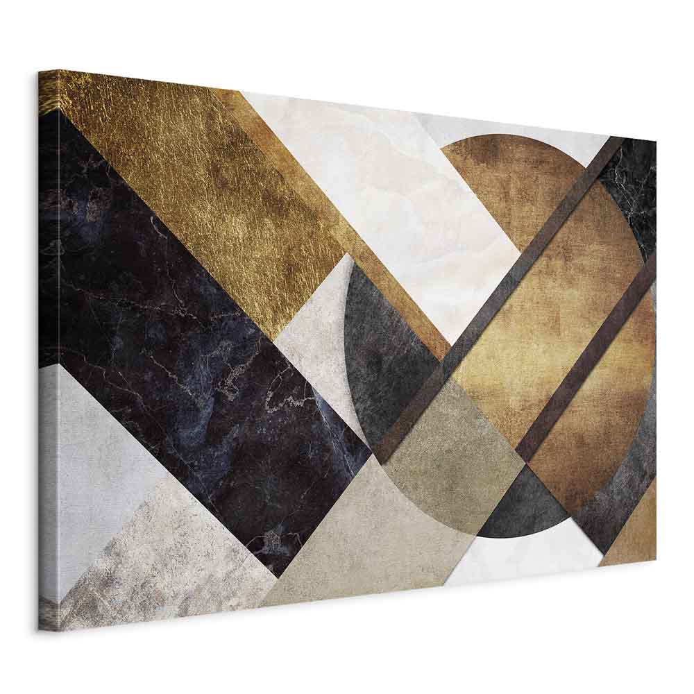 Abstract Geometric Road Texture Canvas Print