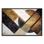 Abstract Geometric Road Texture Canvas Print