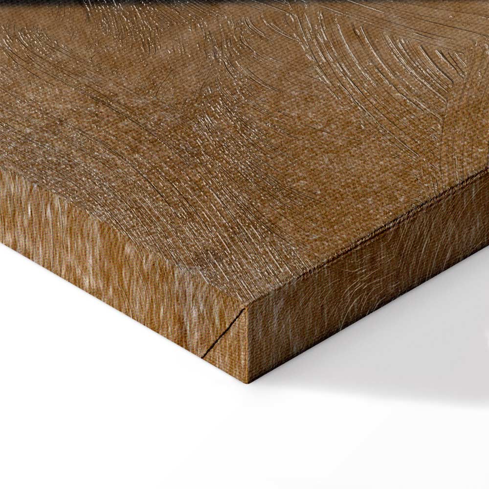 Abstract Geometric Road Texture Canvas Print