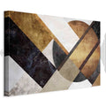 Abstract Geometric Road Texture Canvas Print