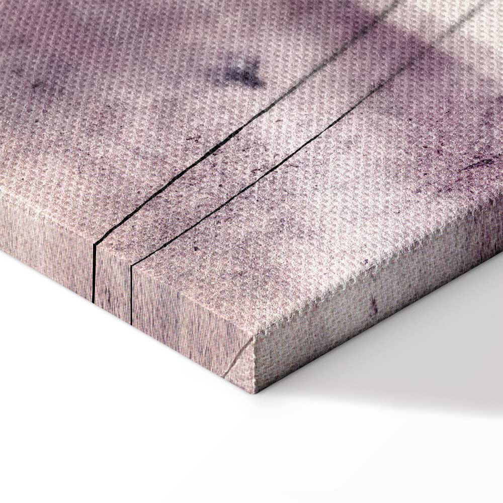 Colorful Watercolour Abstract Wide Canvas Print