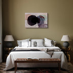 Colorful Watercolour Abstract Wide Canvas Print