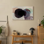 Colorful Watercolour Abstract Wide Canvas Print