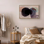 Colorful Watercolour Abstract Wide Canvas Print