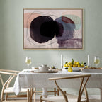 Colorful Watercolour Abstract Wide Canvas Print