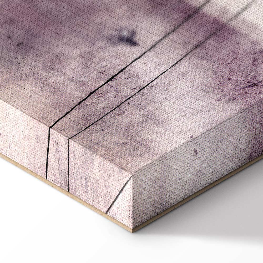 Colorful Watercolour Abstract Wide Canvas Print