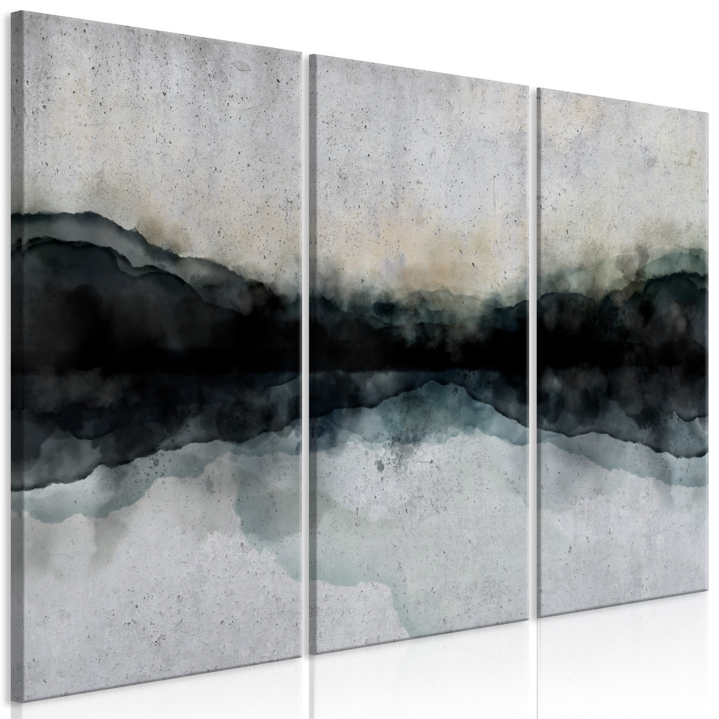 Canvas Print Mountain Surface Lake Abstract Art