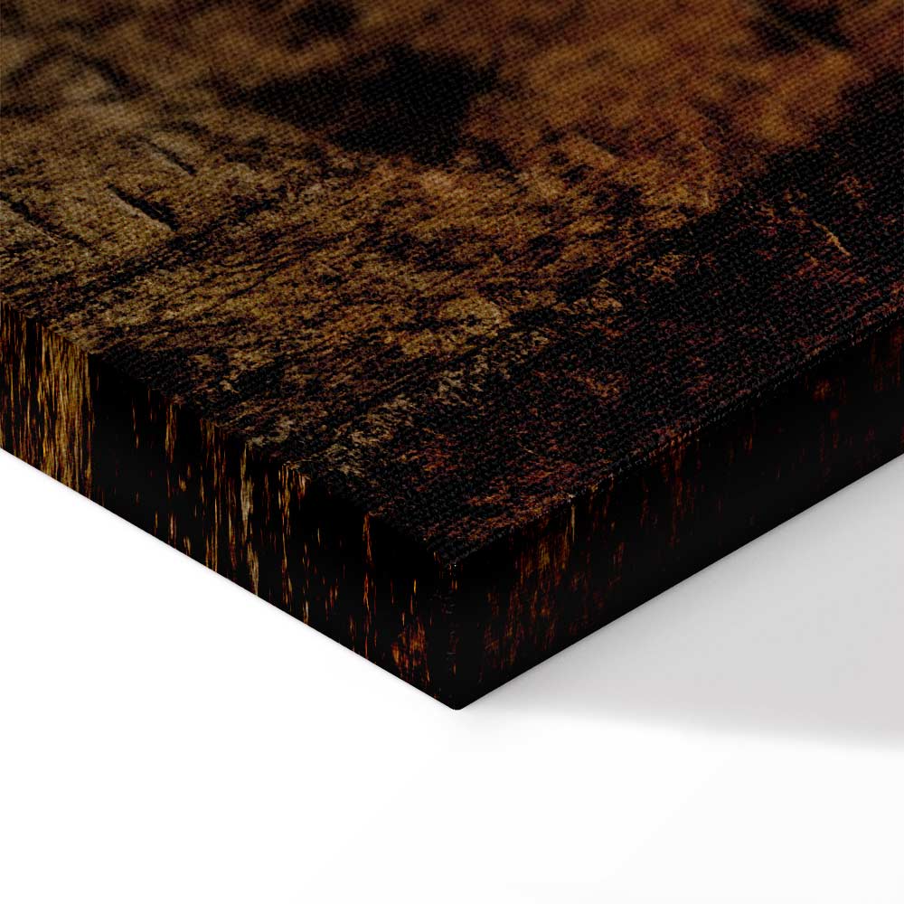 Damp Abstract Texture Wide Canvas Print