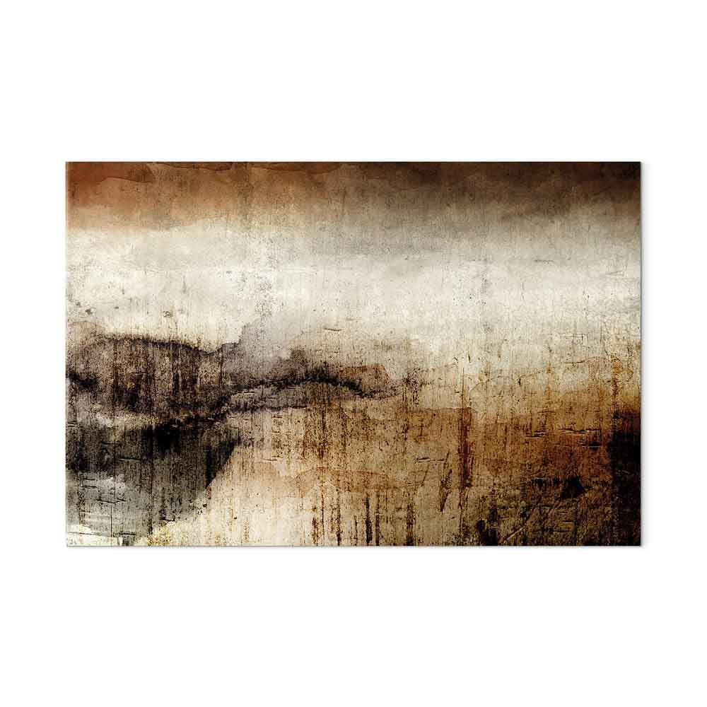 Damp Abstract Texture Wide Canvas Print
