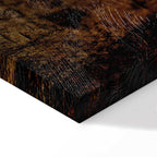 Damp Abstract Texture Wide Canvas Print