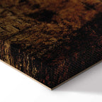 Damp Abstract Texture Wide Canvas Print