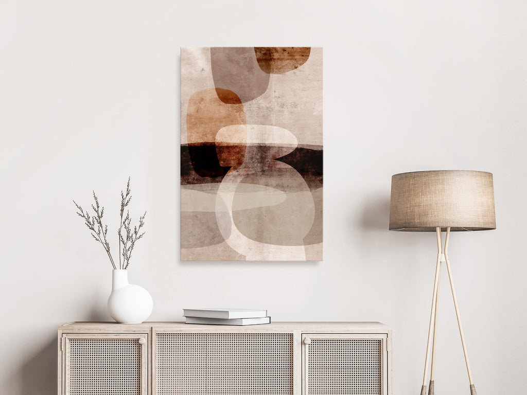 Abstract Canvas Print Featuring Vivid Colors