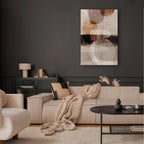 Abstract Texture Vertical Canvas Print