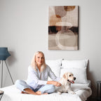 Abstract Texture Vertical Canvas Print