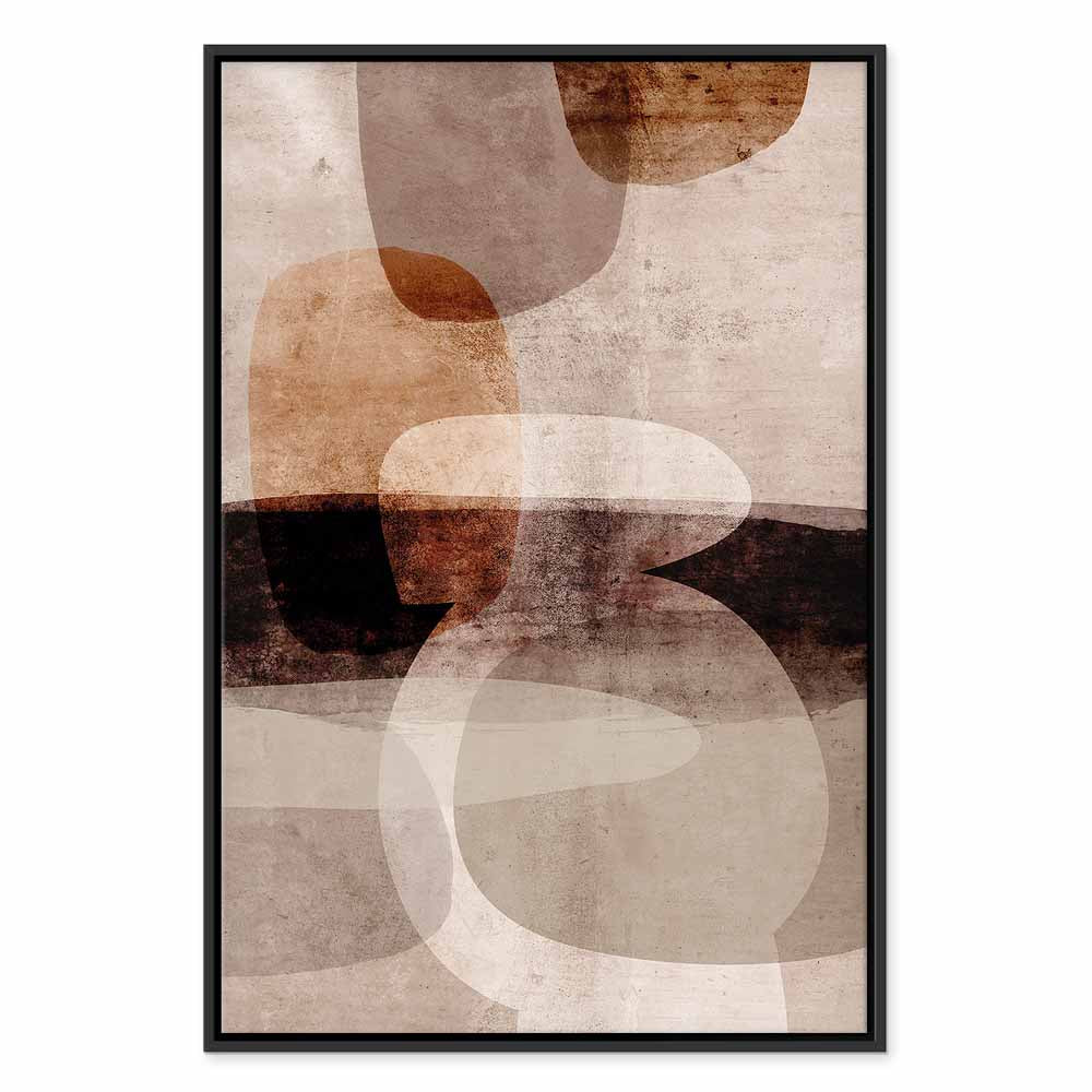 Abstract Texture Vertical Canvas Print