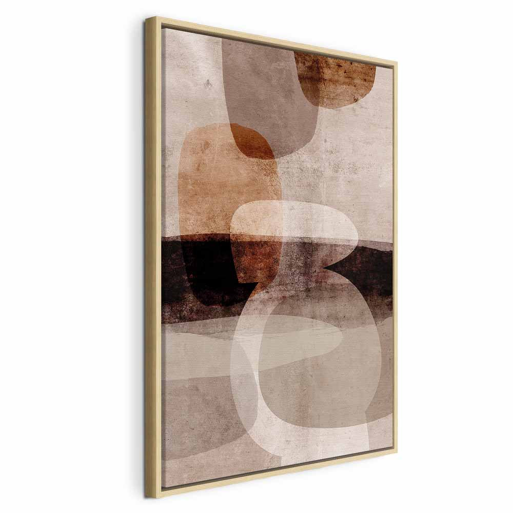 Abstract Texture Vertical Canvas Print