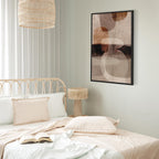 Abstract Texture Vertical Canvas Print