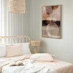 Abstract Texture Vertical Canvas Print