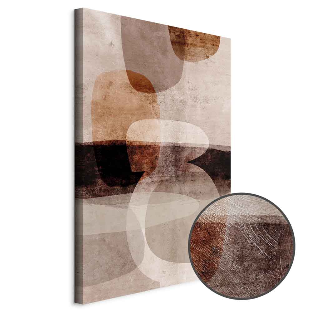 Abstract Texture Vertical Canvas Print