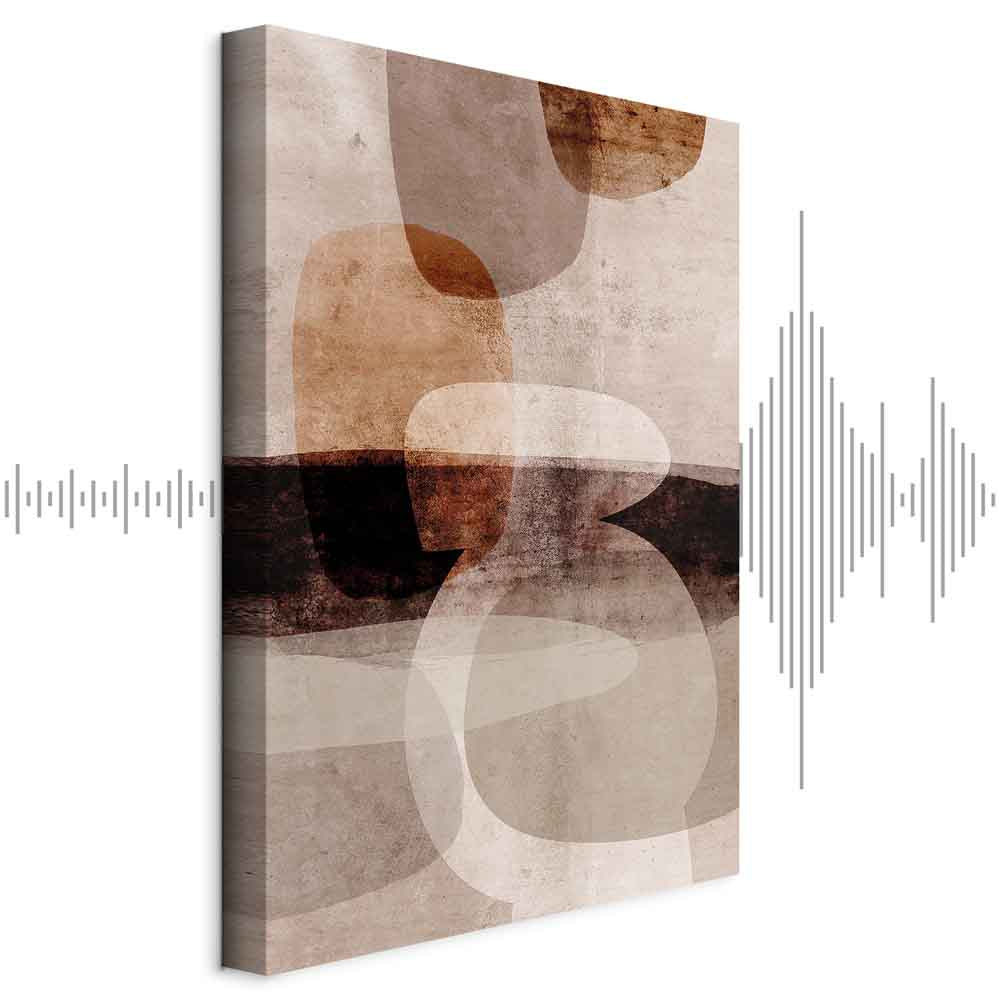 Abstract Texture Vertical Canvas Print