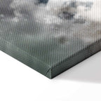 Abstract Stripes and Clouds Wide Canvas Print