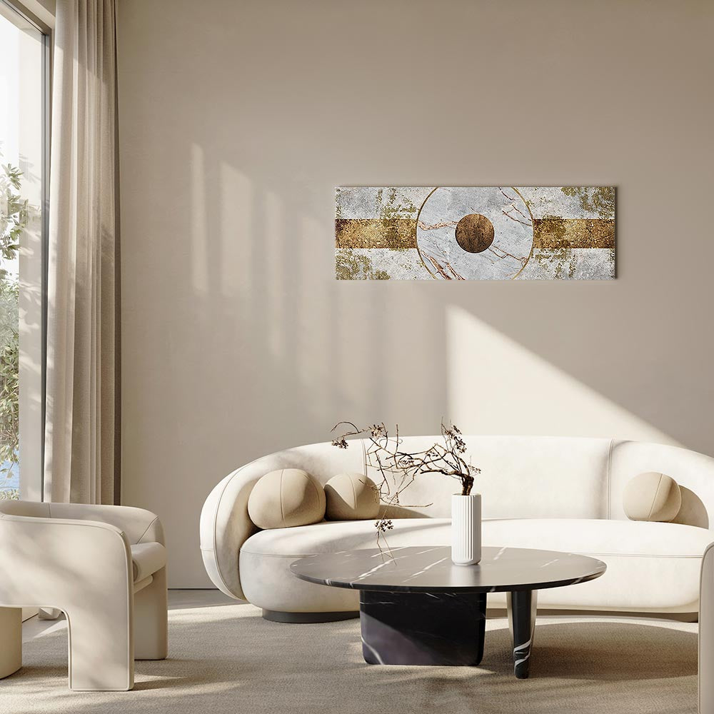 Magic Eye Abstract Texture Narrow Canvas Print