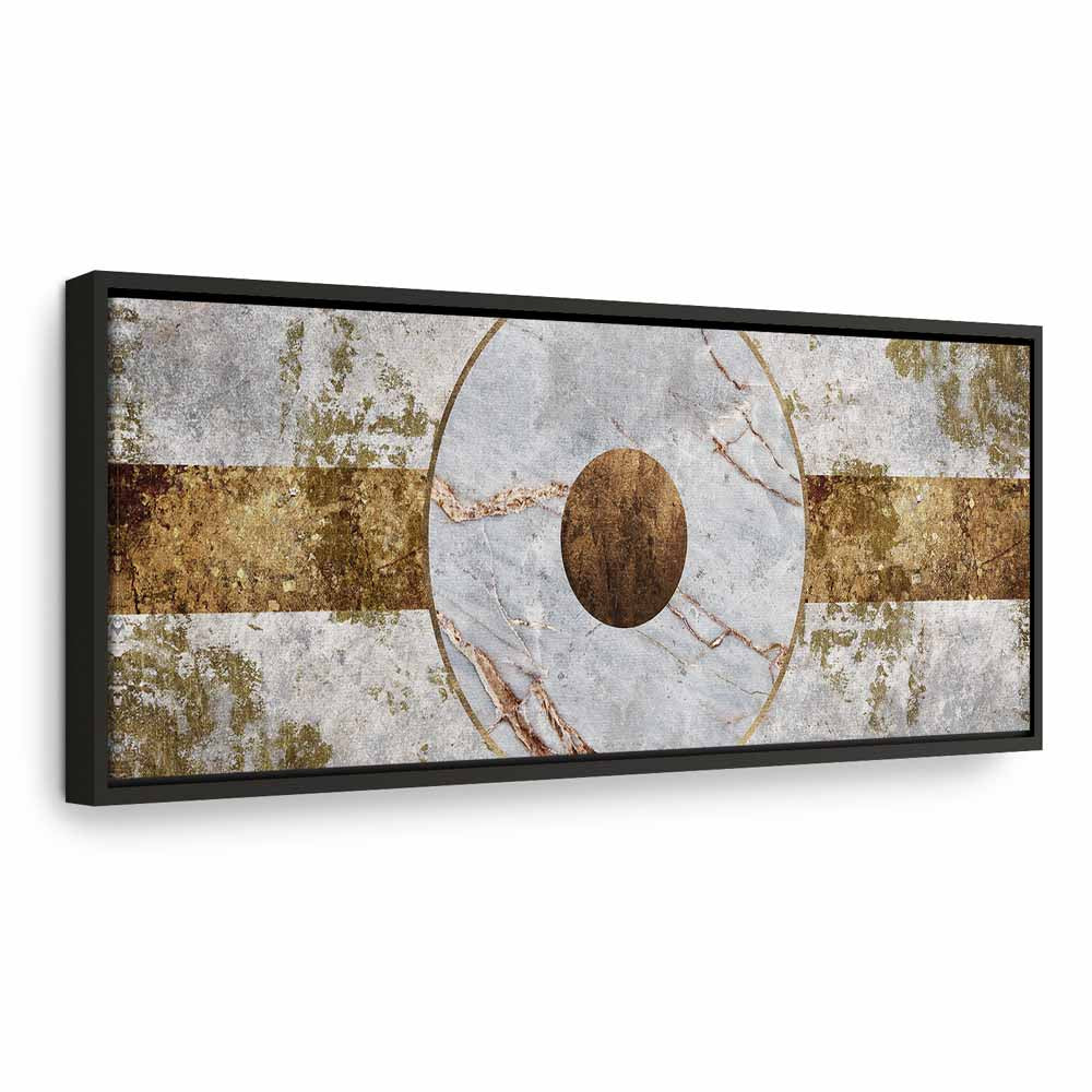 Magic Eye Abstract Texture Narrow Canvas Print