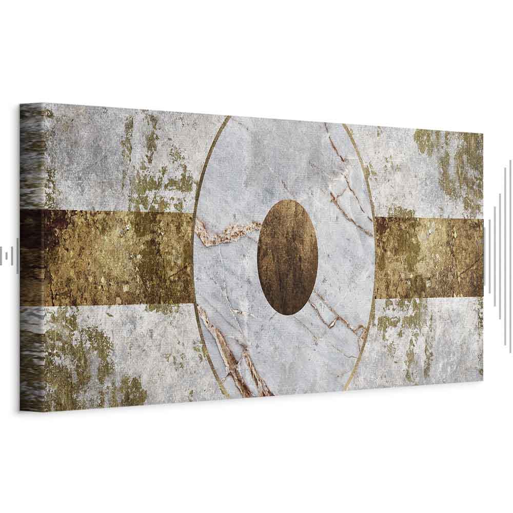 Magic Eye Abstract Texture Narrow Canvas Print