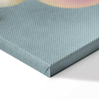 Pink Abstract Streak Vertical Canvas Print