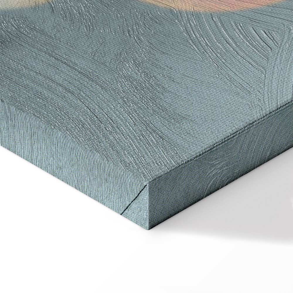 Pink Abstract Streak Vertical Canvas Print