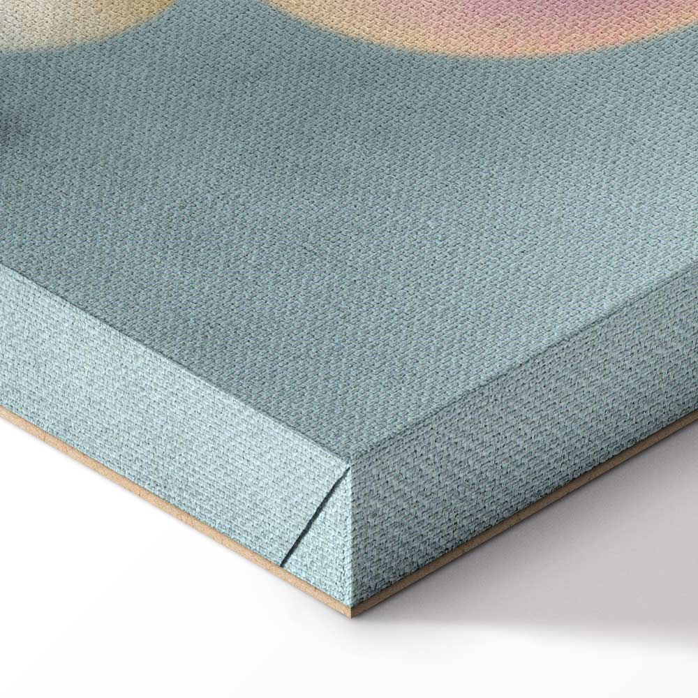 Pink Abstract Streak Vertical Canvas Print