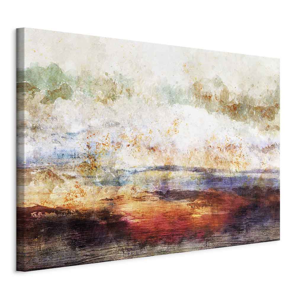 Gold Texture Abstract Canvas Print