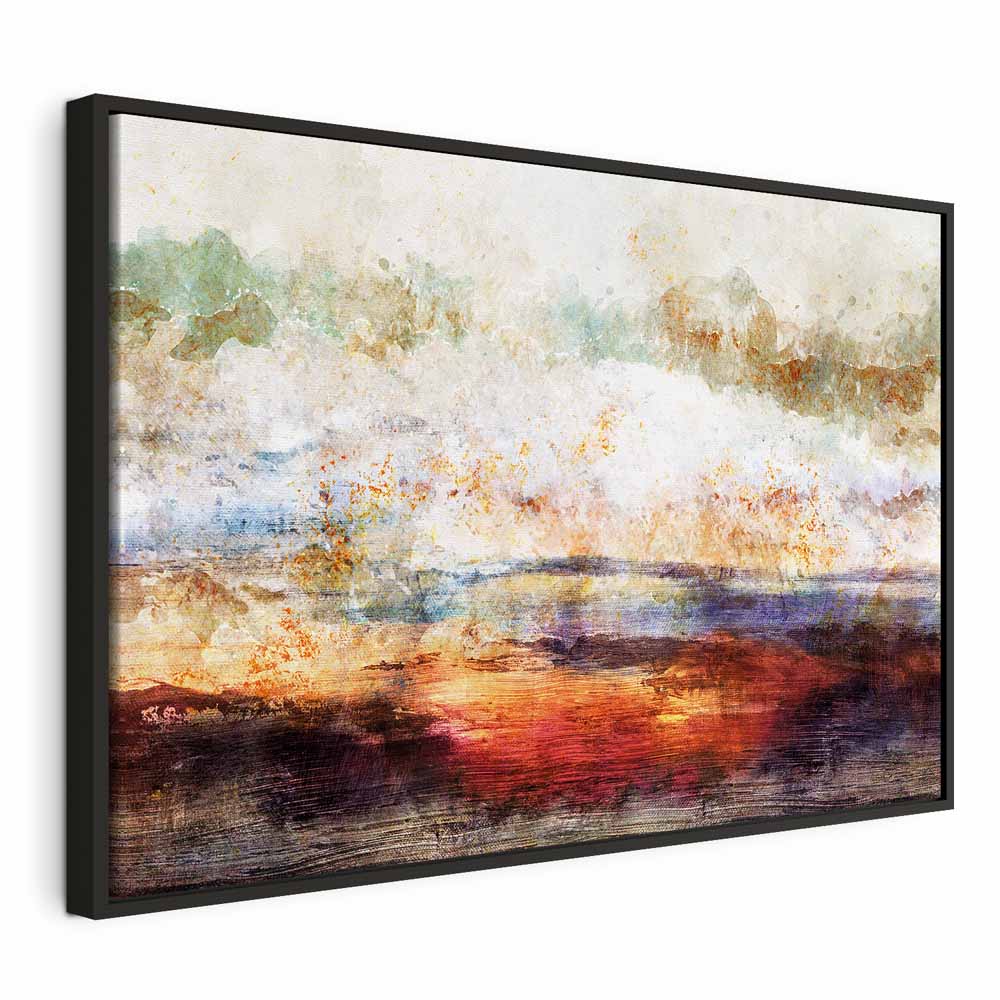 Gold Texture Abstract Canvas Print