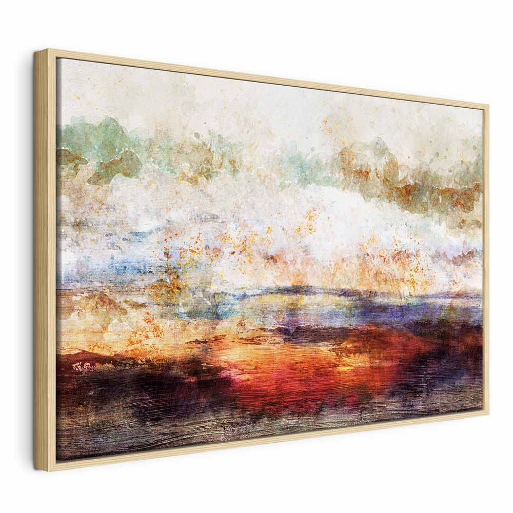 Gold Texture Abstract Canvas Print