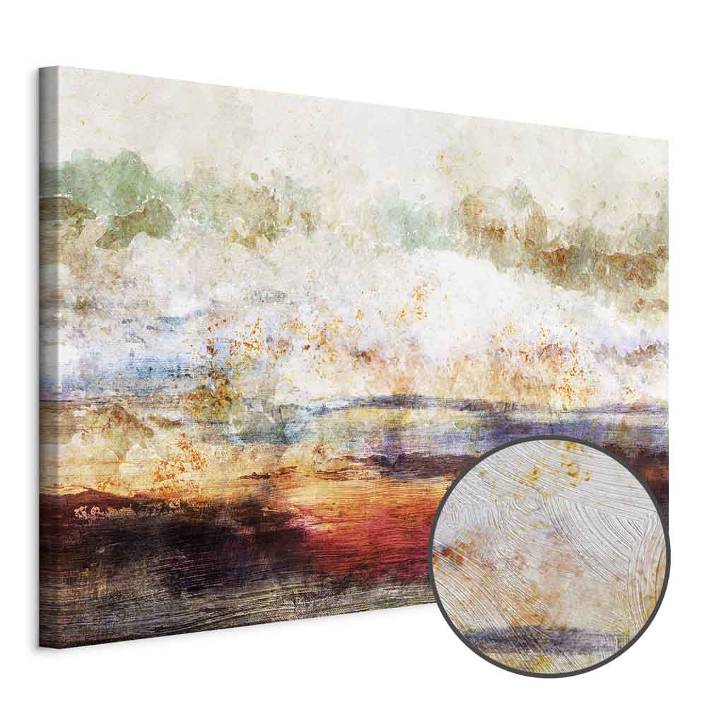 Gold Texture Abstract Canvas Print