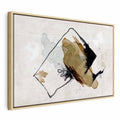 Abstract Watercolor Composition Wide Canvas Print