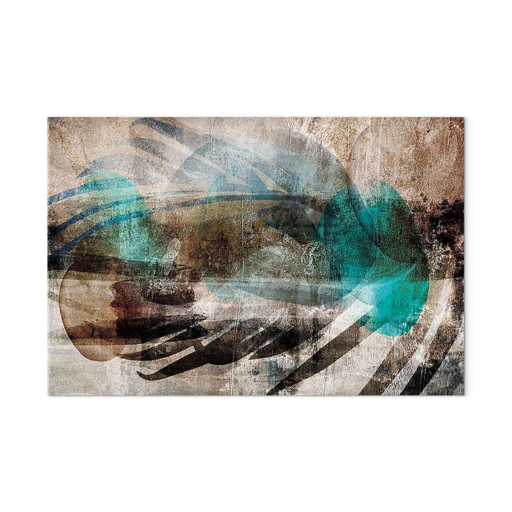 Abstract Plume Texture Wide Canvas Print