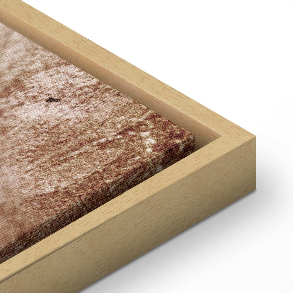 Abstract Plume Texture Wide Canvas Print