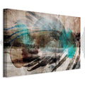 Abstract Plume Texture Wide Canvas Print